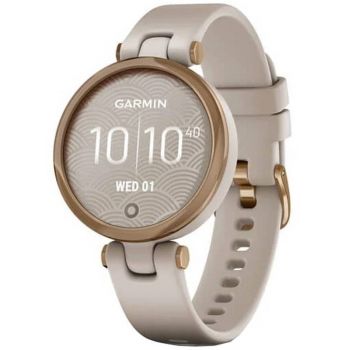 SmartWatch Garmin Lily Rose Gold/Light Sand Silicone