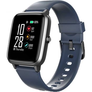 Smartwatch Hama Fit Watch 4900, IP68, Gri/Albastru inchis