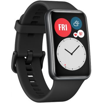 SmartWatch Huawei WATCH Fit, Graphite Black, Wi-Fi, Bluetooth, GPS, Senzor HR, Senzor SpO2 SmartWatch Huawei WATCH Fit, Graphite Black, Wi-Fi, Bluetooth, GPS, Senzor HR, Senzor SpO2