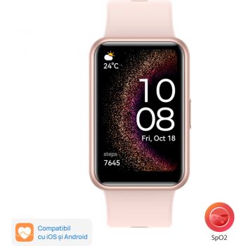 Smartwatch Huawei Watch Fit SE, Nebula Pink ieftin