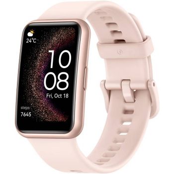 SmartWatch Huawei Watch Fit SE, Silicone Strap, Nebula Pink