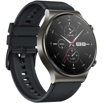 SmartWatch Huawei WATCH GT 2 Pro, Night Black, SpO2, VO2 Max, GPS, Bluetooth, Senzor optic de ritm cardiac, Senzor de presiune a aerului, Rezistent la apa SmartWatch Huawei WATCH GT 2 Pro, Night Black, SpO2, VO2 Max, GPS, Bluetooth, Senzor optic de ritm cardiac, Senzor de presiune a aerului, Rezistent la apa