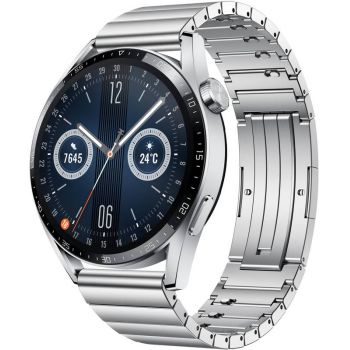 SmartWatch Huawei WATCH GT 3, 46mm, Elite Edition, Stainless Steel