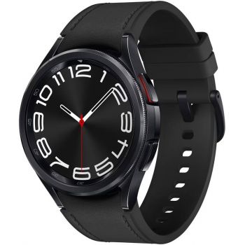 SmartWatch Samsung Galaxy Watch 6 Classic, 43 mm, Black, Wi-Fi, Bluetooth, GPS, NFC, Rezistent la apa