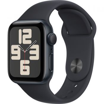 Apple Watch SE2 2023, GPS, 40 mm, Midnight Aluminium Case, Midnight Sport Band, M/L