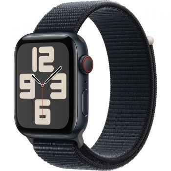Apple Watch SE2 2023, GPS, Cellular, 44 mm, Midnight Sport Loop, Midnight Aluminium Case