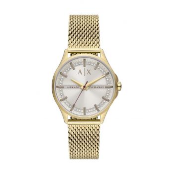 Armani Exchange ceas femei, culoarea auriu