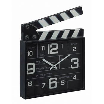Ceas de perete Charles Ciak 059-1 Negru / Alb, L33xl34 cm