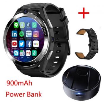 Ceas inteligent Smartwatch iSEN Watch Z40, Display IPS 1.6inch, 2MP+8MP, 6GB RAM, 128GB ROM, Monitorizare functii vitale, Waterproof IP67, Android 11 (Negru)