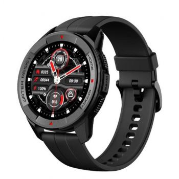 Ceas inteligent Smartwatch Xiaomi Mibro X1, Bluetooth, Display AMOLED 1.3inch, Waterproof 5 ATM, 38 Moduri Sport (Negru) de firma original