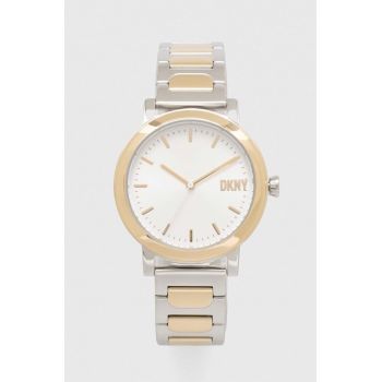 Dkny ceas NY6621 femei, culoarea argintiu