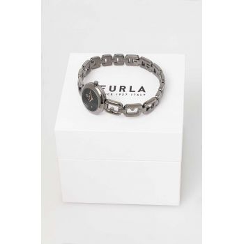 Furla ceas WW00015011L7 femei, culoarea argintiu de firma original