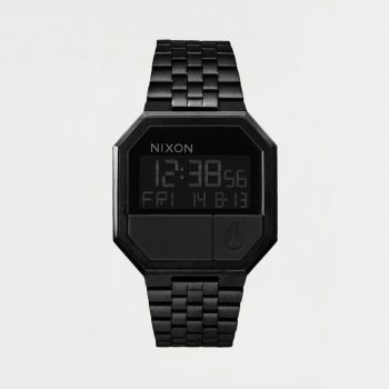 Nixon Re-Run Watch All Black