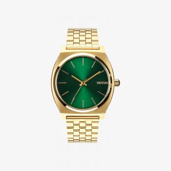 Nixon Time Teller Gold/ Green Sunray la reducere