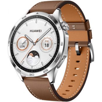 SmartWatch Huawei Watch GT 4, 46mm, Brown Leather