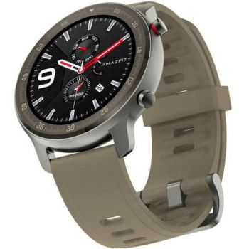 AMAZFIT Amazfit Ceas Smartwatch Amazfit Huami GTR, 47 mm, GPS, Carcasa Titan, Android/iOS, Verde