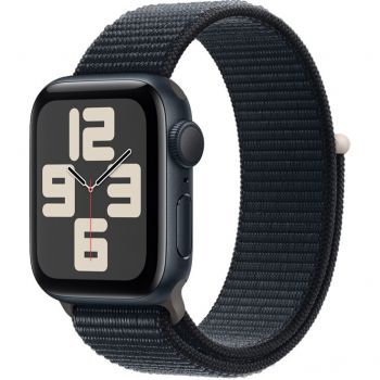 Apple Apple Watch SE (2023), GPS, Carcasa Midnight Aluminium 40mm, Midnight Sport Loop ieftin