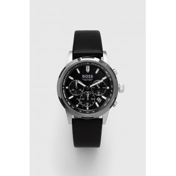BOSS ceas barbati, culoarea negru