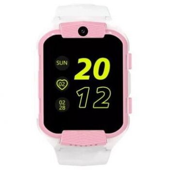 Canyon Smartwatch Canyon Kids Cindy KW-41, Display IPS 1.69, Camera 0.3 Mp, Music player, 4G, Android/iOS Alb/Roz ieftin