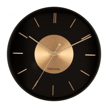 Ceas de perete ø 35 cm Gold Disc – Karlsson