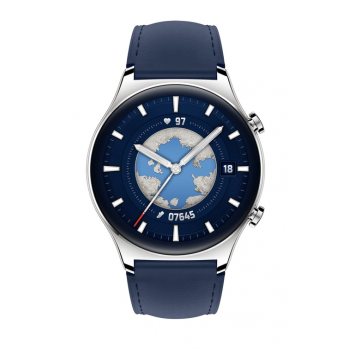 Ceas inteligent Smartwatch HONOR Watch GS3, ecran AMOLED 1.43 inch, GPS, Bluetooth 5.0, iOS& Andoid (Albastru)