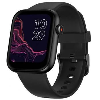Ceas inteligent Smartwatch Mobvoi Ticwatch GTH2, Display TFT 1.72inch, Bluetooth, Waterproof IP68, Monitorizare oxigen, ritm cardiac, somn (Negru)