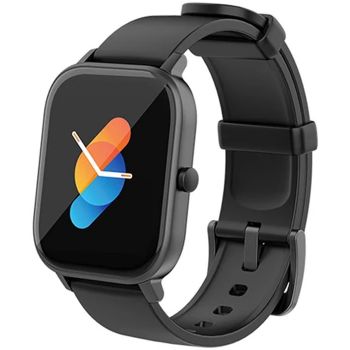 Ceas smartwatch Havit 9006 PRO, Bluetooth, Senzori Monitorizare, Full Touchscreen, Black