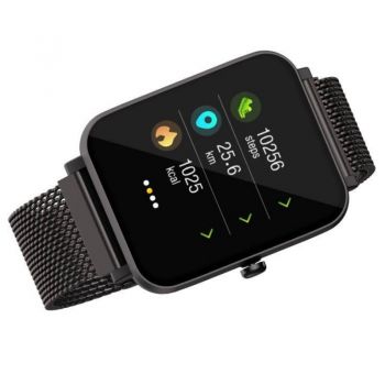 Ceas smartwatch Havit H1103A, 220 mAh, Waterproof 3ATM, ideal activitati sportive, Gri
