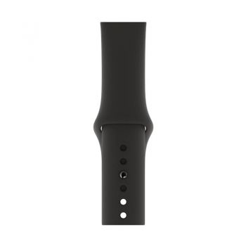 Curea din silicon pentru Apple Watch, compatibil cu dimensiunea 42/44 mm, Gri inchis, BBL1744