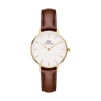 Daniel Wellington ceas Petite 28 St Mawes femei, culoarea auriu