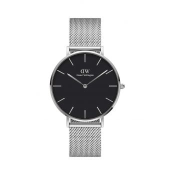 Daniel Wellington ceas Petite 36 Sterling culoarea argintiu de firma original