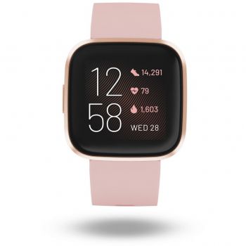Fitbit Ceas smartwatch Fitbit Versa 2, NFC, Petal/Copper Rose Fitbit Ceas smartwatch Fitbit Versa 2, NFC, Petal/Copper Rose