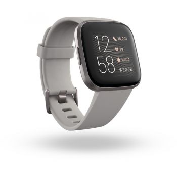 Fitbit Ceas smartwatch Fitbit Versa 2, NFC, Stone/Mist Grey Fitbit Ceas smartwatch Fitbit Versa 2, NFC, Stone/Mist Grey