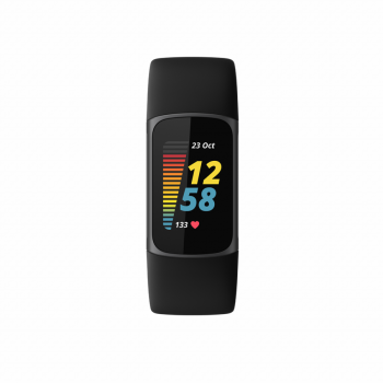 Fitbit Fitbit Charge 5 Black/Graphite Stainless Steel Fitbit Fitbit Charge 5 Black/Graphite Stainless Steel