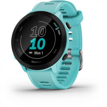 GARMIN Ceas Garmin Forerunner 55 Turcoaz,Curea din Silicon ieftin