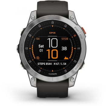 GARMIN Ceas Smartwatch Garmin epix™, 47 mm, Slate/Stainless Steel de firma original