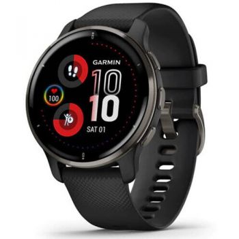 GARMIN Ceas Smartwatch Garmin Venu 2 Plus, Black/Slate GARMIN Ceas Smartwatch Garmin Venu 2 Plus, Black/Slate