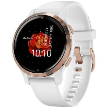 GARMIN Ceas smartwatch Garmin Venu 2S, Roz-Auriu-Alb