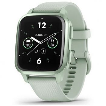 GARMIN Ceas smartwatch Garmin Venu Sq 2, Cool Mint/Metallic Mint de firma original