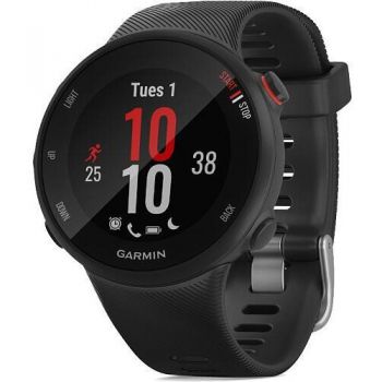 GARMIN Garmin Smartwatch Forerunner 45 Small, Curea silicon, Black GARMIN Garmin Smartwatch Forerunner 45 Small, Curea silicon, Black