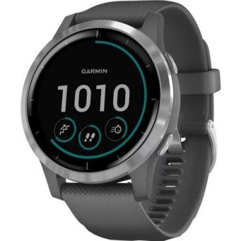 GARMIN Garmin Smartwatch Vivoactive 4, 1.3 inch, Curea silicon, Shadow Gray Silver