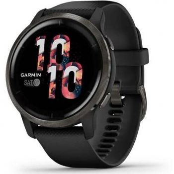 GARMIN SmartWatch Garmin Venu 2, 1.3inch, Curea Silicon, Black Slate