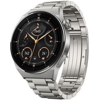 Huawei Ceas smartwatch Huawei Watch GT 3 PRO, Titanium Strap, Light de firma original