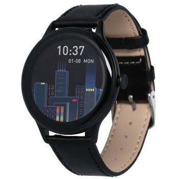 Maxcom Smartwatch Maxcom FW48 Vanad, ecran AMOLED 1.32”, IP67, Bluetooth, Android / iOS, bratara piele, Negru Maxcom Smartwatch Maxcom FW48 Vanad, ecran AMOLED 1.32”, IP67, Bluetooth, Android / iOS, bratara piele, Negru
