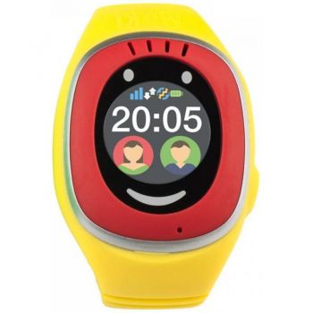 MyKi Smartwatch Touch de urmarire si localizare GPS/GSM pentru copii, Rosu Galben ieftin