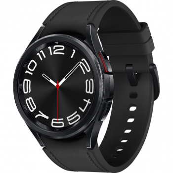 Samsung Smartwatch Samsung Watch 6 Classic SM-R955 4G LTE, ecran AMOLED 1.31, 2GB RAM, 16GB Flash, Bluetooth 5.3, Carcasa Otel, 43mm, Waterproof 5ATM, Negru