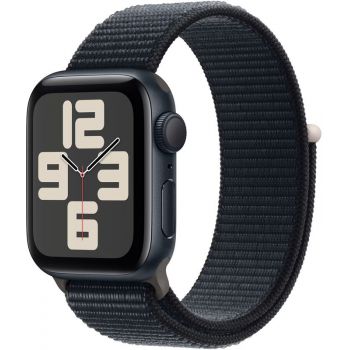 SmartWatch Apple Watch SE (2023), GPS, 40mm Aluminium Midnight cu Midnight Sport Loop