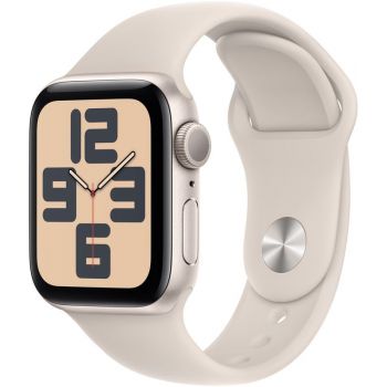 SmartWatch Apple Watch SE (2023), GPS, 44mm Aluminium Starlight cu Starlight Sport Band - M/L ieftin