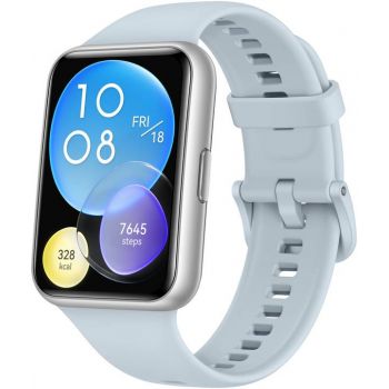 SmartWatch Huawei WATCH Fit 2, Active Edition, Silicone Strap, Isle Blue