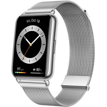 SmartWatch Huawei WATCH Fit 2, Elegant Edition, Milanese Strap, Silver Frost SmartWatch Huawei WATCH Fit 2, Elegant Edition, Milanese Strap, Silver Frost